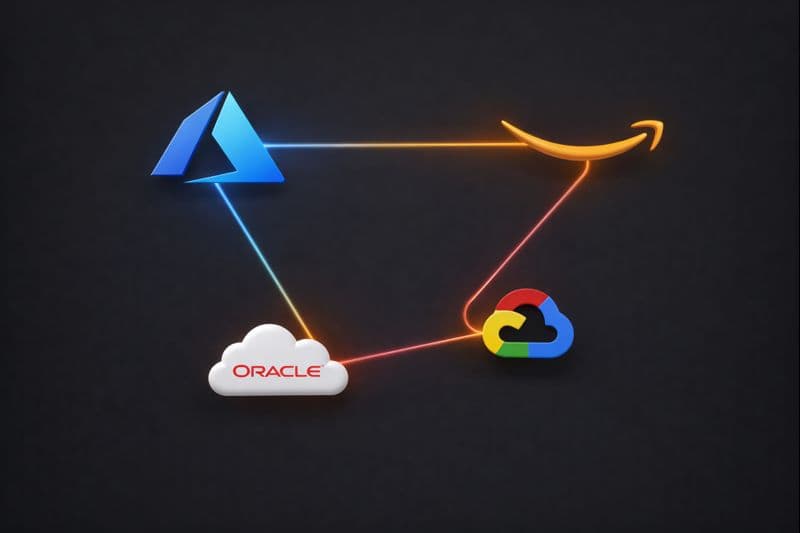 Multi-cloud connectivity solutions connecting enterprises to AWS, Azure, and GCP simultaneously